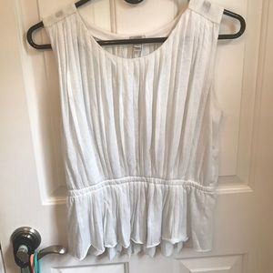 J Crew pleated tank top